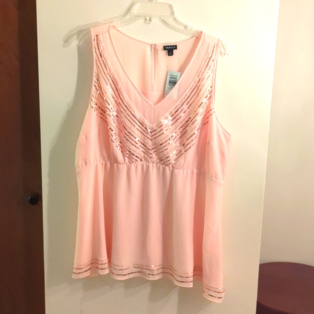 NWT beaded top